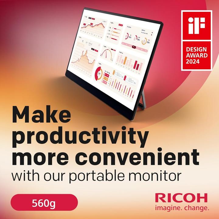 Produktbild RICOH PORTABLE MONITOR 150 (1920 x 1080 Pixel, 15.60")
