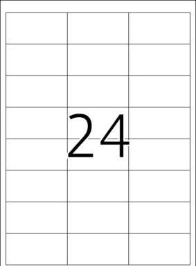 Actual product image Herma Universal labels A4