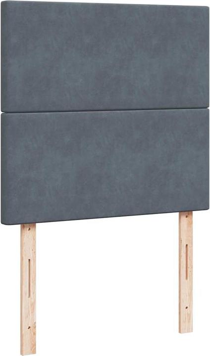 Produktbild VidaXL Bo x springbett mit Matratze 100 x 200 cm Samt (100 x 200 cm, 100 x 200 cm)