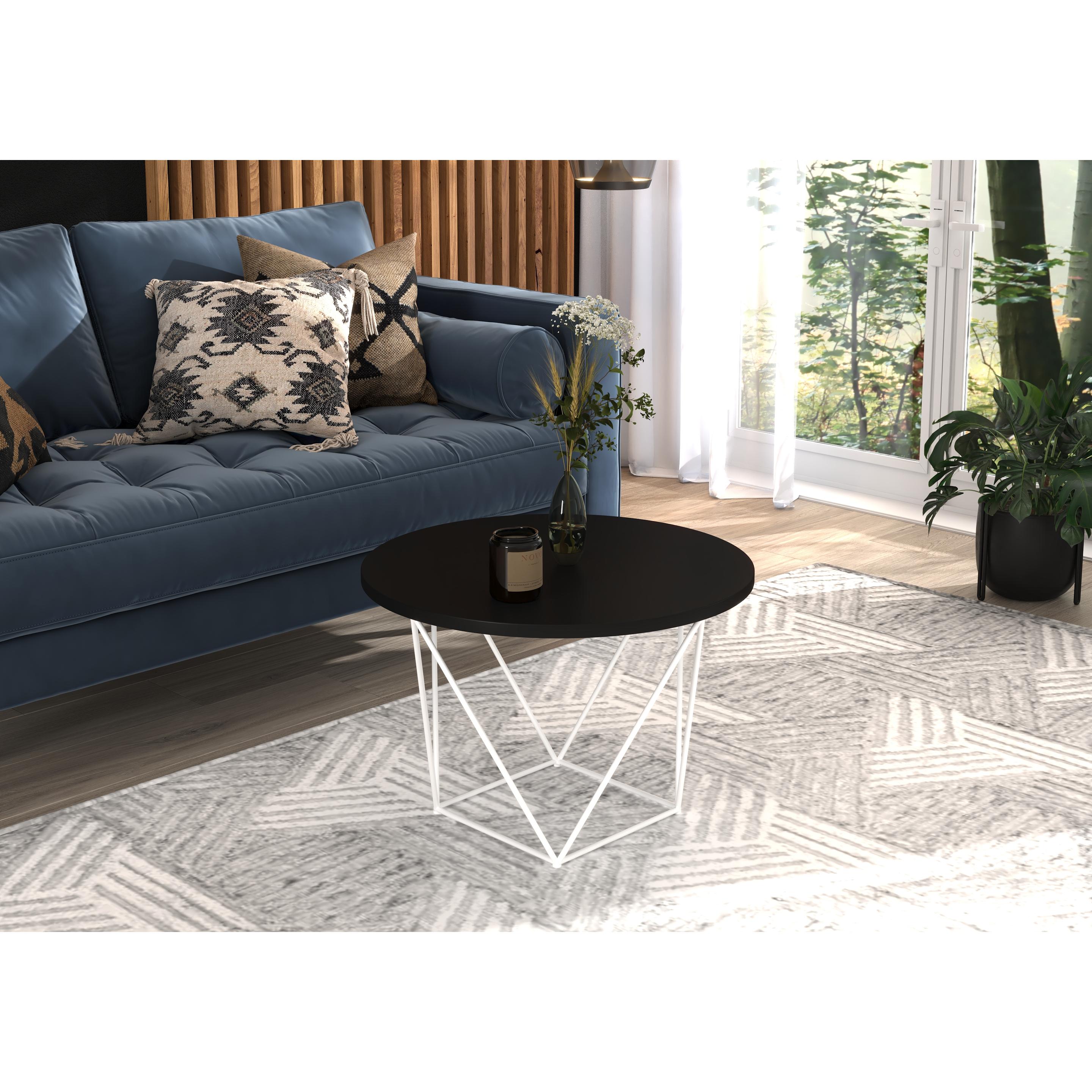 Thumbnail - ADRK Furniture, Couchtisch + Beistelltisch, Liam (55 x 55 x 37 cm)