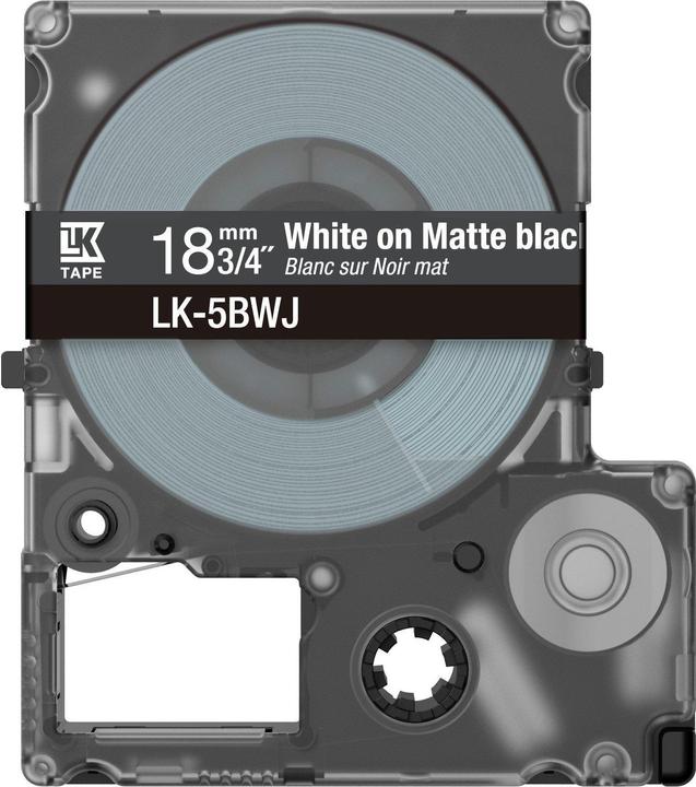 Produktbild Epson Matte Black/White 18mm LK-5BWJ (1.80 cm, Schwarz, Weiss)
