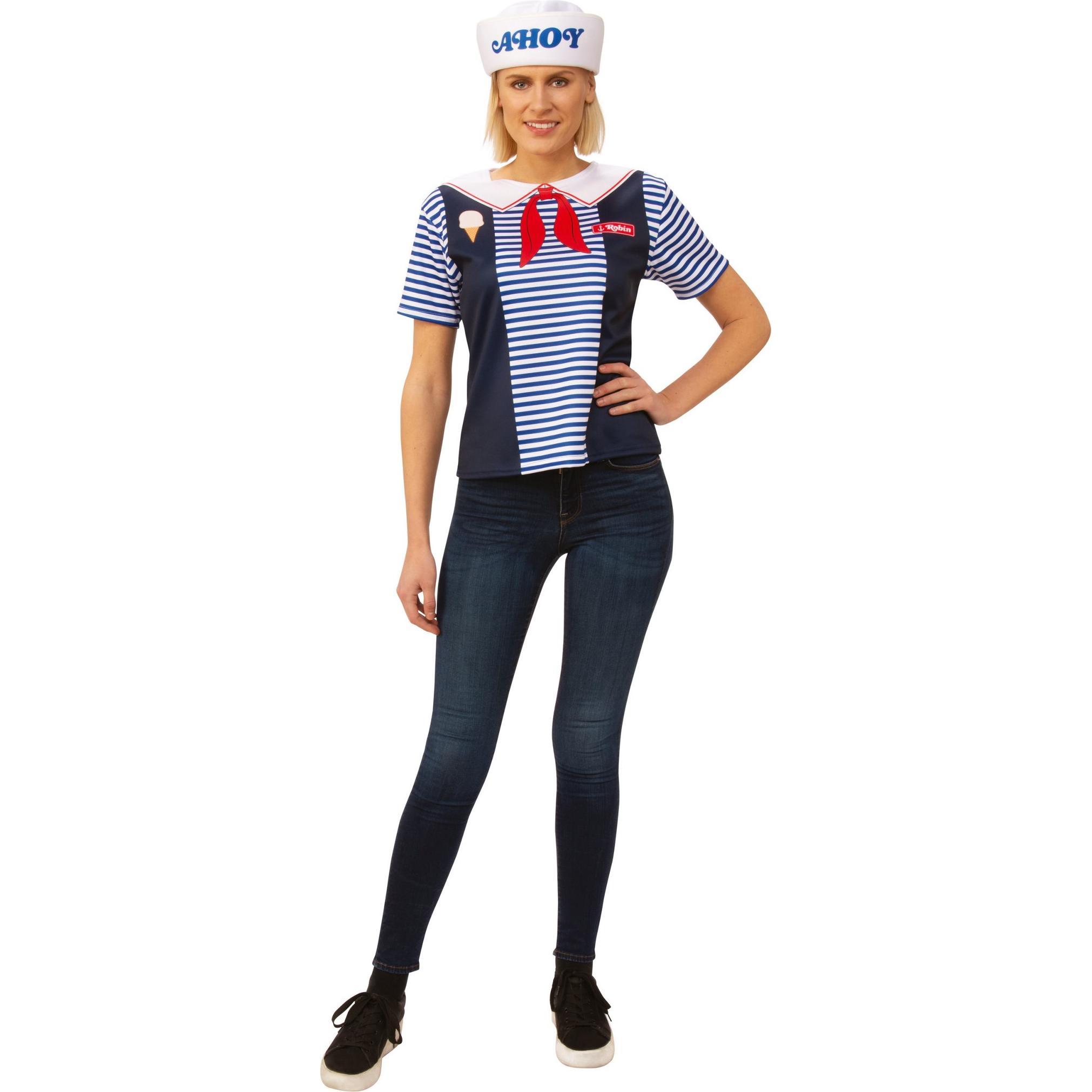 Rubies Stranger Things Robin Scoops Ahoy Uniform (S)