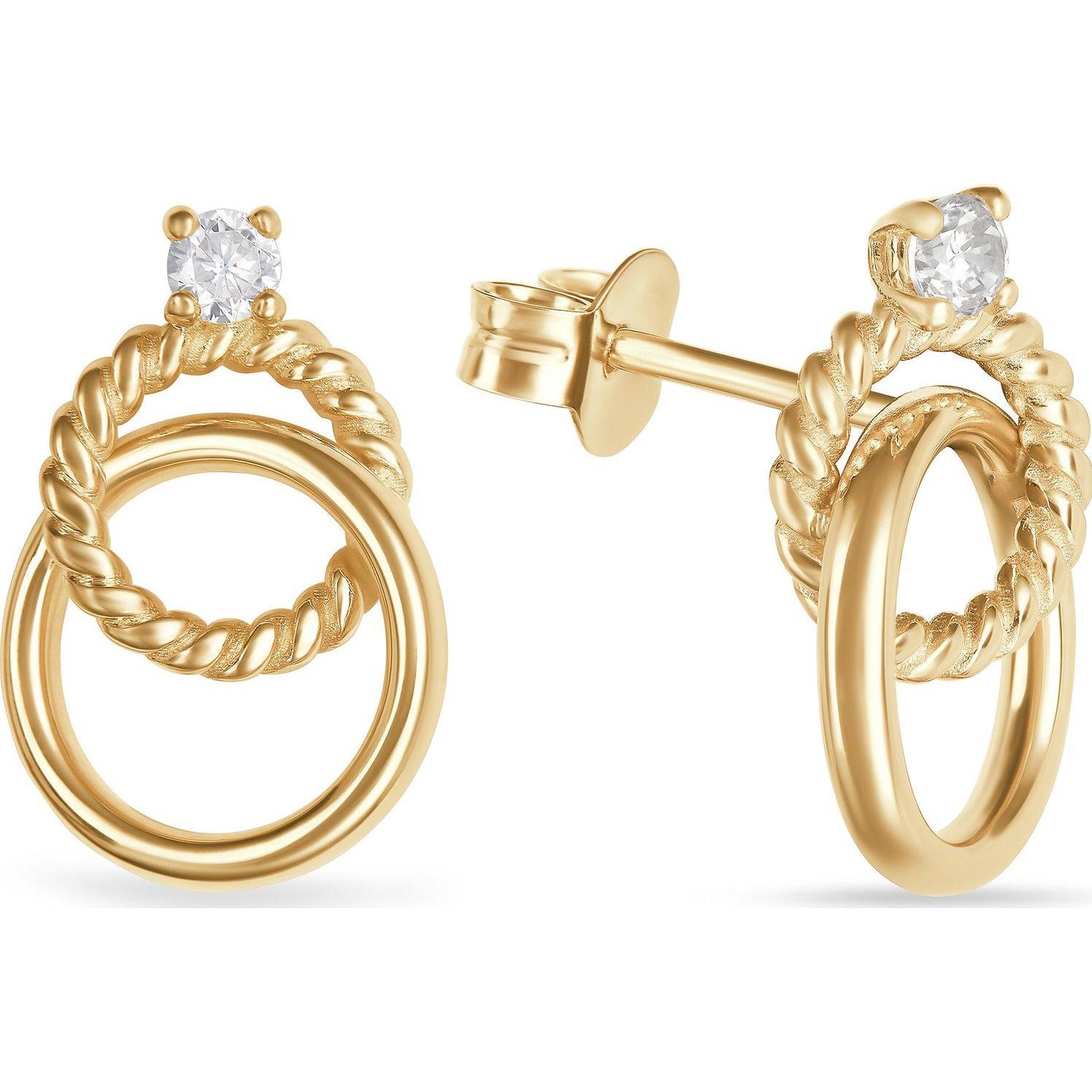 Thumbnail - Favs, Ohrringe, Ohrstecker, (375er Gelbgold)