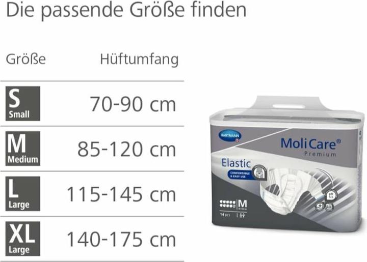 Immagine prodotto MoliCare Elastic 10 XL (14 x, Grande vantaggio)