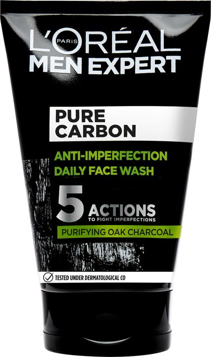 Actual product image L'Oréal Paris L'Oréal - Paris Men Expert Pure Carbon Anti-Imperfection Daily Face Wash - 100ml (Wash cream, 100 ml)