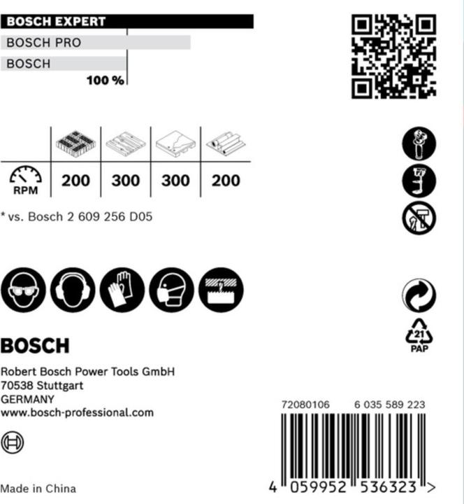 Produktbild Bosch Professional Zubehör EXPERT Construction Material Lochsäge, 140 x 60 mm (140 Millimeter)