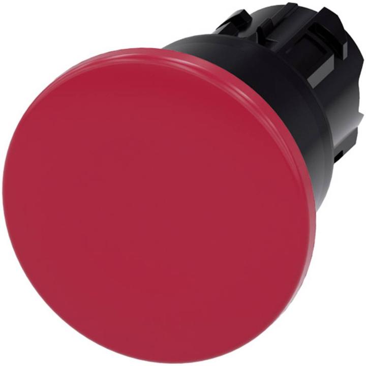 Produktbild Siemens Mushroom pushbutton, 22mm, red, 40mm