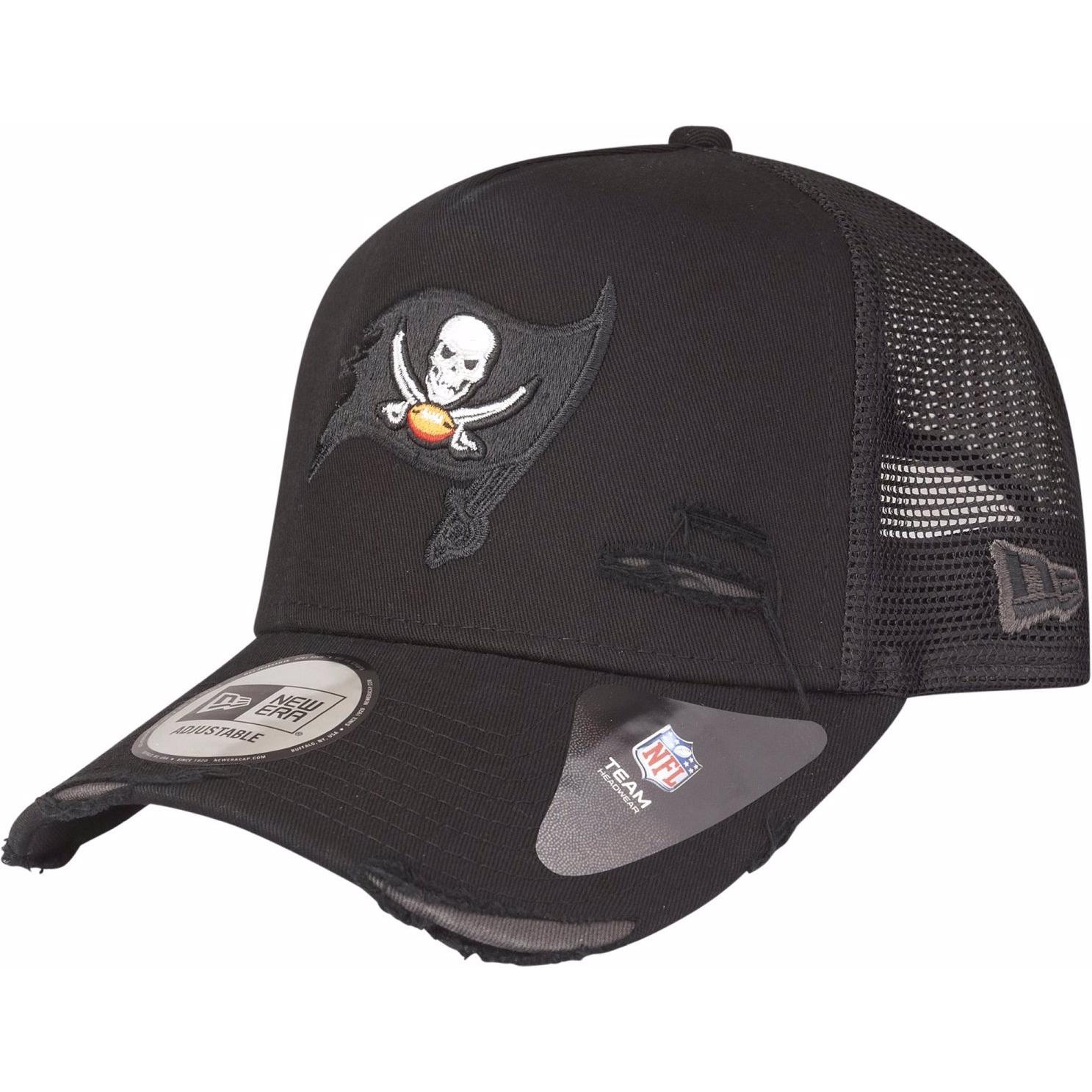 Thumbnail - New Era, Herren, Cap, Trucker Distressed NFL Teams, Schwarz, (One Size)
