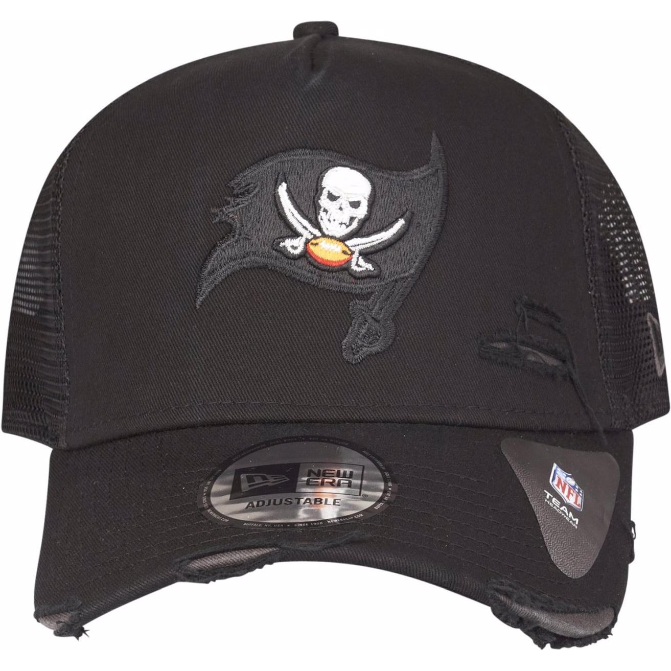 Thumbnail - New Era, Herren, Cap, Trucker Distressed NFL Teams, Schwarz, (One Size)