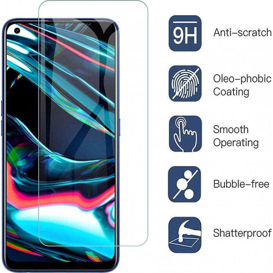 Thumbnail - Screenguard Realme 7 Pro Panzerglas Schutzfolie Case Friendly Design (Realme 7 Pro), Smartphone Schutzfolie, Transparent
