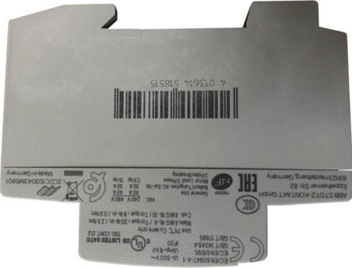 Actual product image ABB ESB40-40N-06 Installation contactor 4S/0Ö, 230 V AC/DC