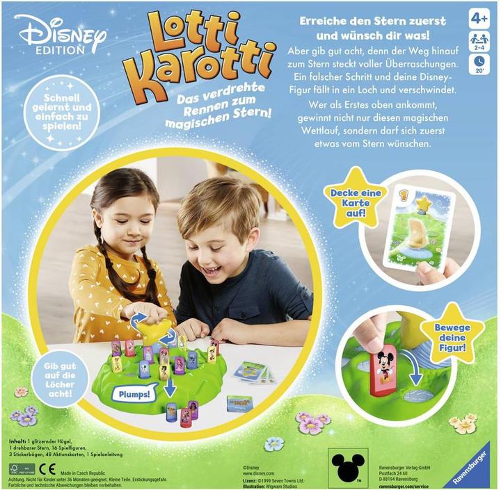 Actual product image Ravensburger Lotti Karotti - Disney® Edition - Kinderspiel ab 4 Jahre (German)