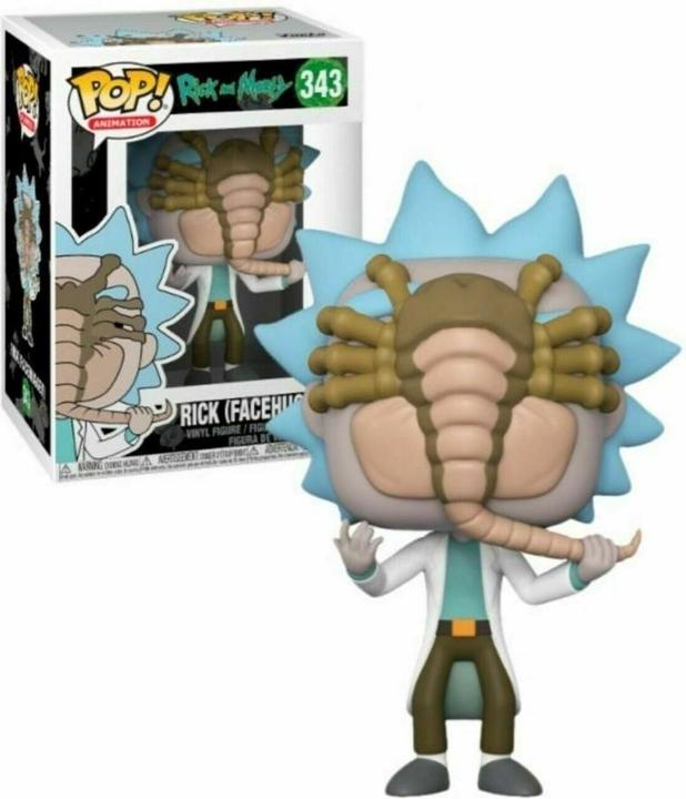 Actual product image Funko Pop! Rick & Morty - Rick Facehugger (343)