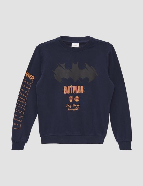 Produktbild s.Oliver Sweatshirt Sweatshirt mit Batman®-Print (L)