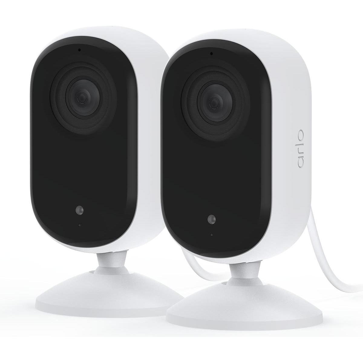 Arlo Essential (2-pack) (2560 x 1440 Pixels), Netzwerkkamera, Weiss, Schwarz