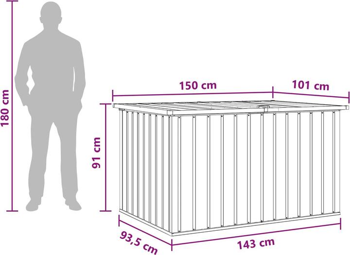 Image du produit vidaXL Outdoor Box