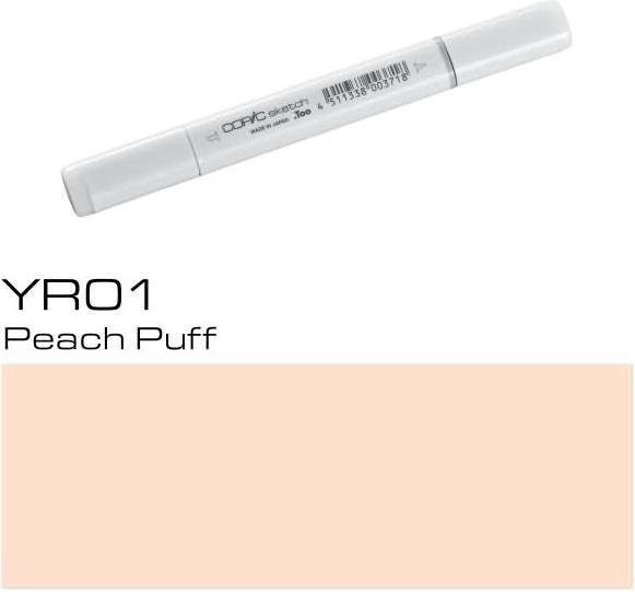 Image du produit Copic Sketch Type YR - 01 (YR01 - Peach Puff, 1 x)