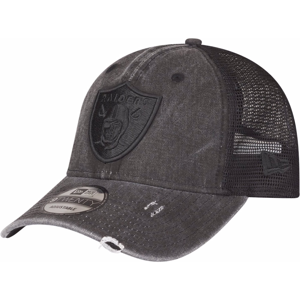 New Era, Herren, Cap, 9Twenty Trucker Washedlook NFL Teams, Schwarz, (One Size)