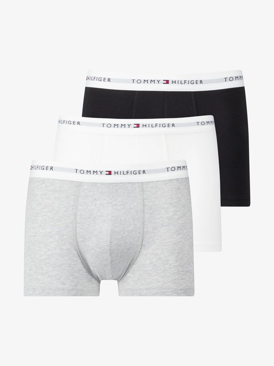 Produktbild Tommy Hilfiger Low Rise Trunk grau (S, 4er Pack)