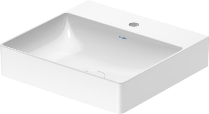 Actual product image Duravit Washbasin DURASQUARE o ÜL m HLB geschli 500x470mm 1 HL white (470 mm, 500 mm)