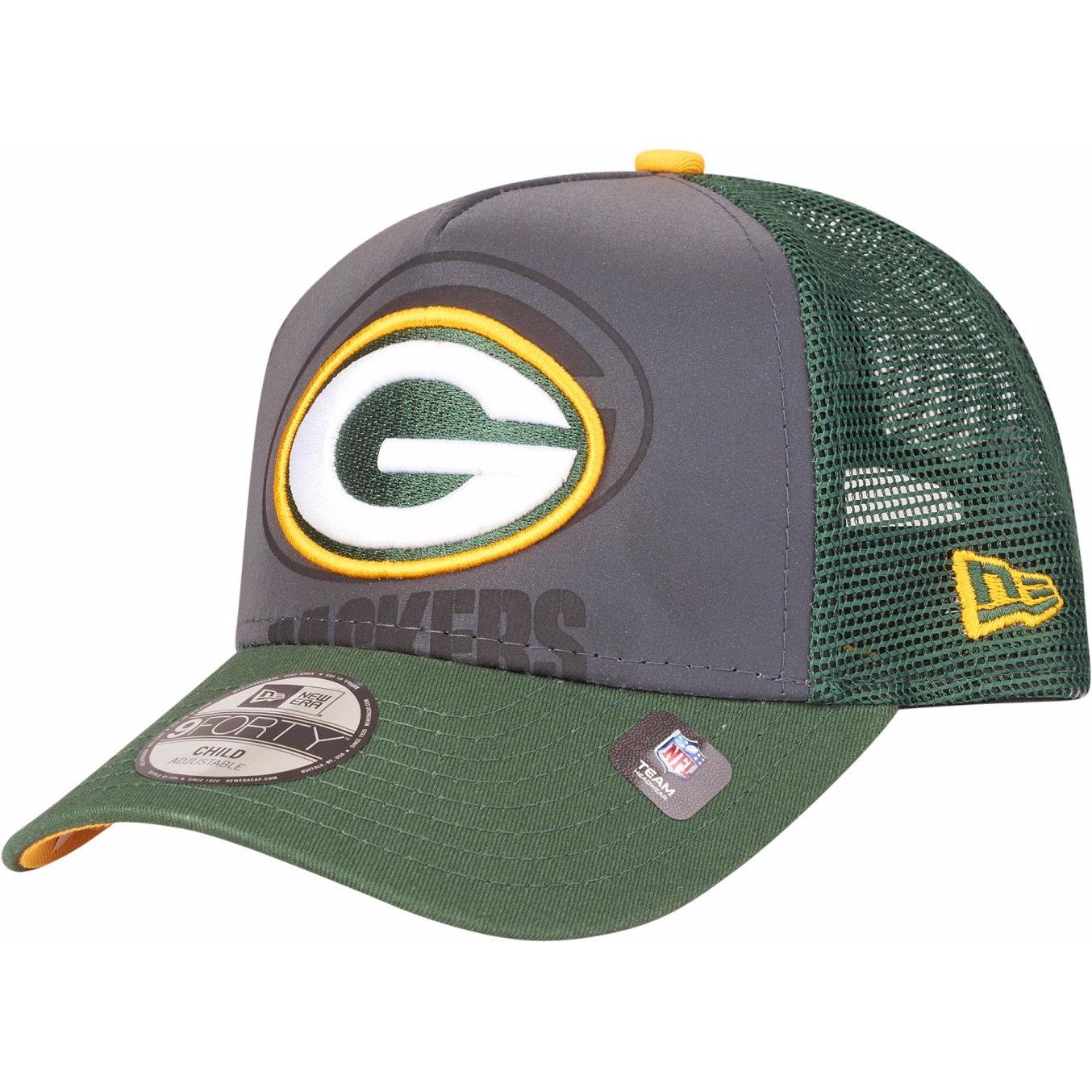 New Era, Herren, Cap, Aframe Trucker NFL Teams, Grün, (55, 56, 54 C)
