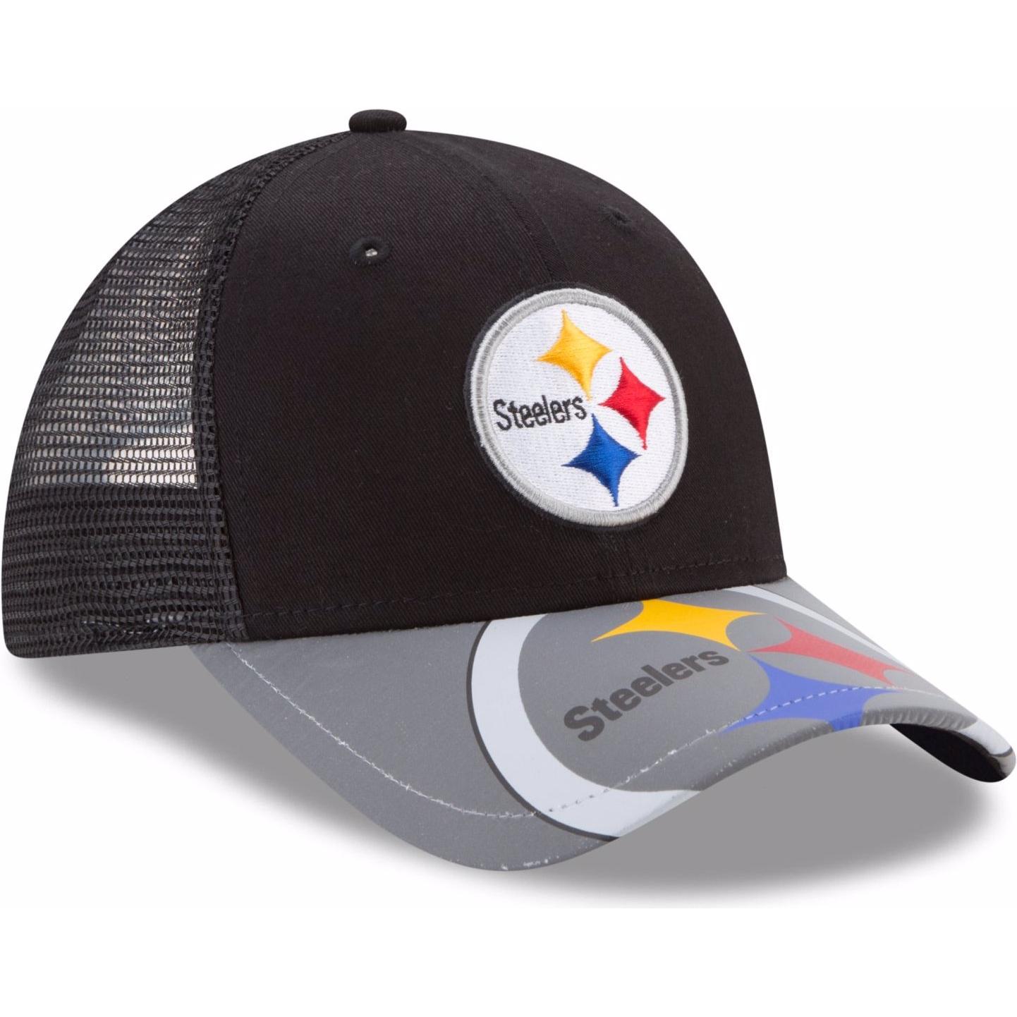 New Era, Herren, Cap, Trucker 9Forty Reflect Visor NFL Teams, Schwarz, (One Size)