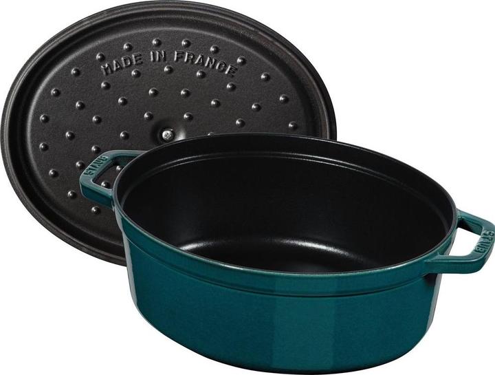 Produktbild Staub Topf oval "La Mer" 6.7 lt., 33cm (33 cm, Bräter + Schmortopf, Gusseisen)