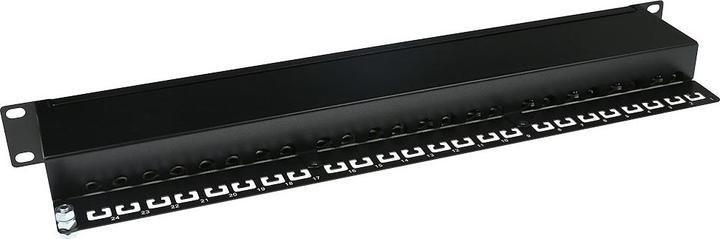 Productafbeelding ACT Categorie: CAT5E. Categorie: CAT5E patchpaneel 24p stp c5e+cover