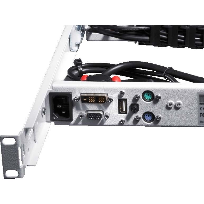 Thumbnail - Rittal Monitor/Keyboard Unit - LCD-Monitor - 43.2 cm (17"), Server Zubehör, Grau