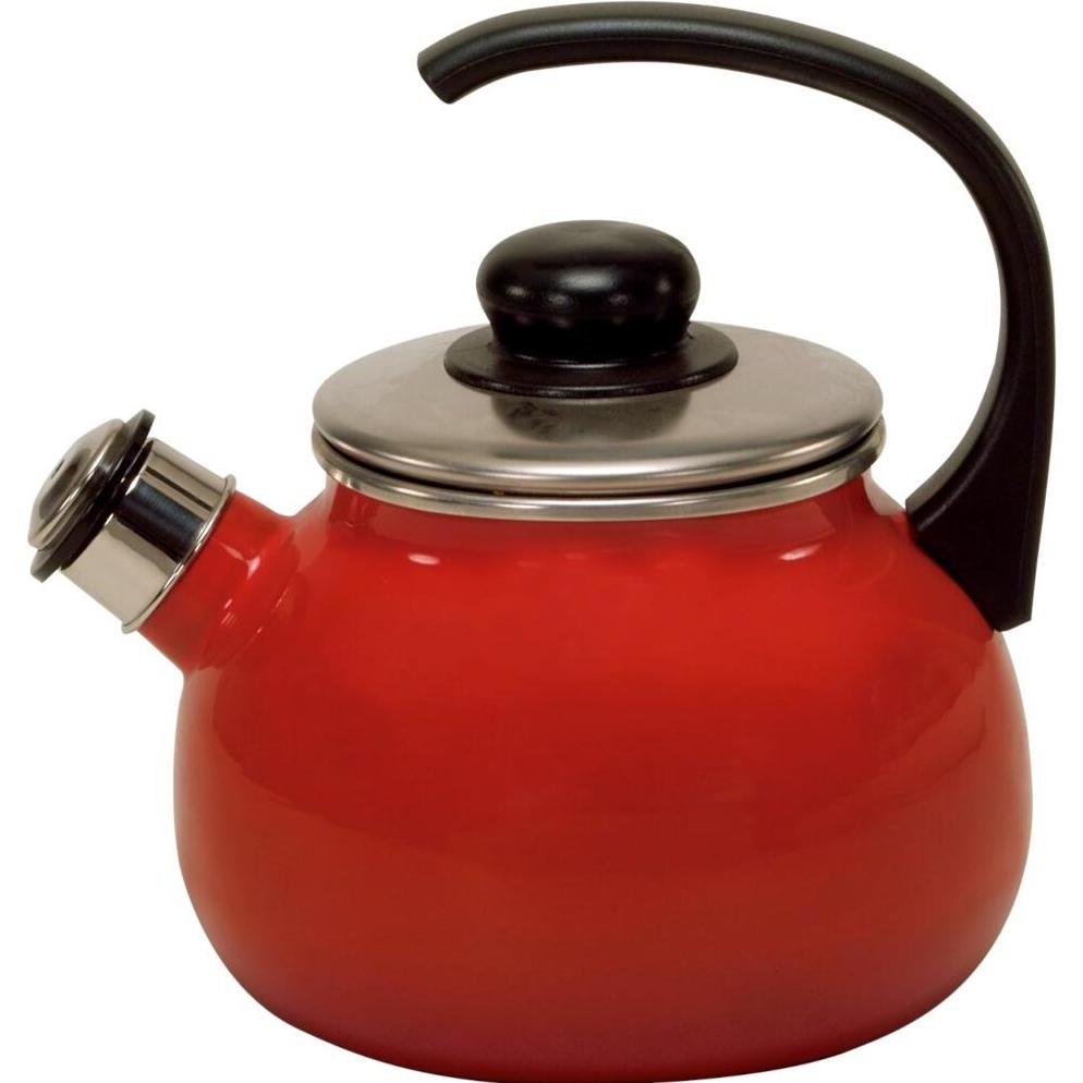 Krüger Flötenkessel "Rom" Ø 18 cm, Wasserkocher, Rot