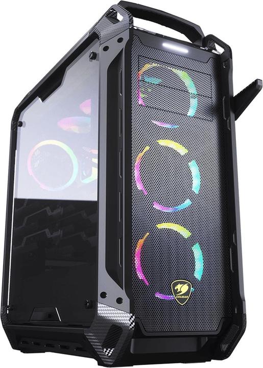 Cougar Case Panzer Max G Full tower easily moddable 1 pcs of 120 mm fans non LED tempred glass panel (ATX, mATX, Mini-ITX, SSI CEB)