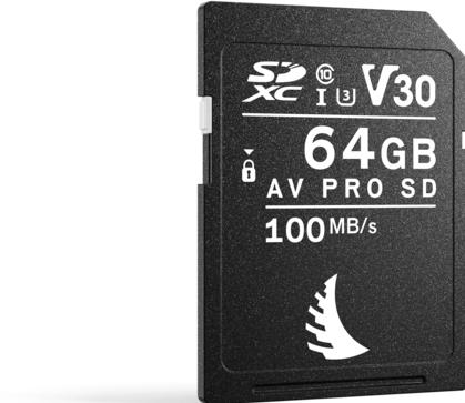 Actual product image Angelbird SD Card AV PRO 64GB V30 (64 GB, SDXC, U1, UHS-I)