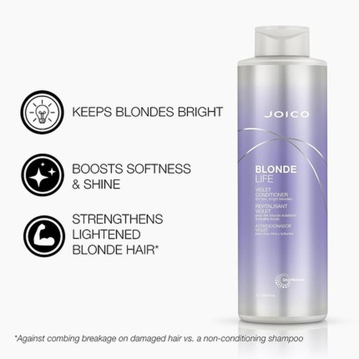 Actual product image Joico Blonde Life Violet Conditioner 1000ml (1000 ml)