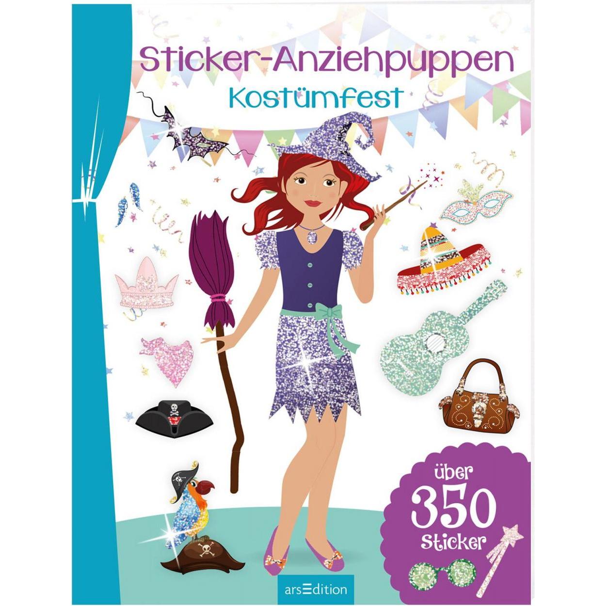 Sticker-Anziehpuppen - Kostümfest, Kinderbücher von Eva Schindler