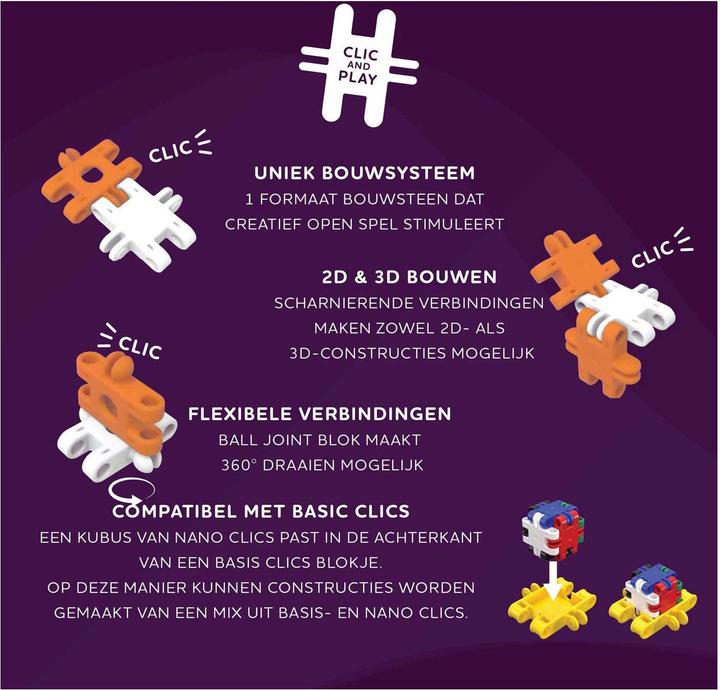 Produktbild Clics Nano - Weltraum-Baukasten - 250 Teile.