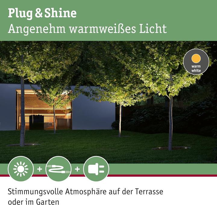 Produktbild Paulmann Outdoor Plug & Shine Floor (600 lm, IP67)