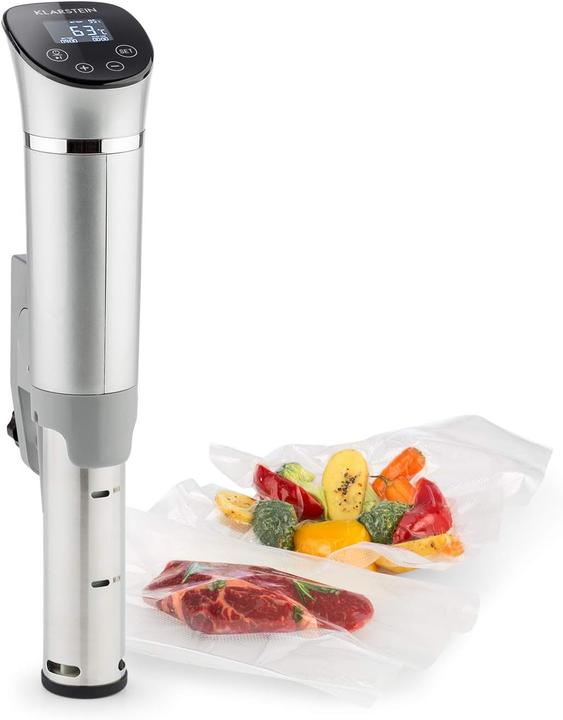 Produktbild Klarstein Quickstick Sous Vide Garer Flex Silberfarben