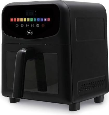 Productafbeelding RGV Fry Type 6 Luchtraam Enkele heteluchtfriteuse van 6 L Onafhankelijk 1700 W Zwart