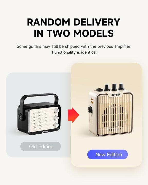 Image du produit Donner Kit per Principianti Chitarra Elettrica Junior Bambini (Set de guitare électrique)