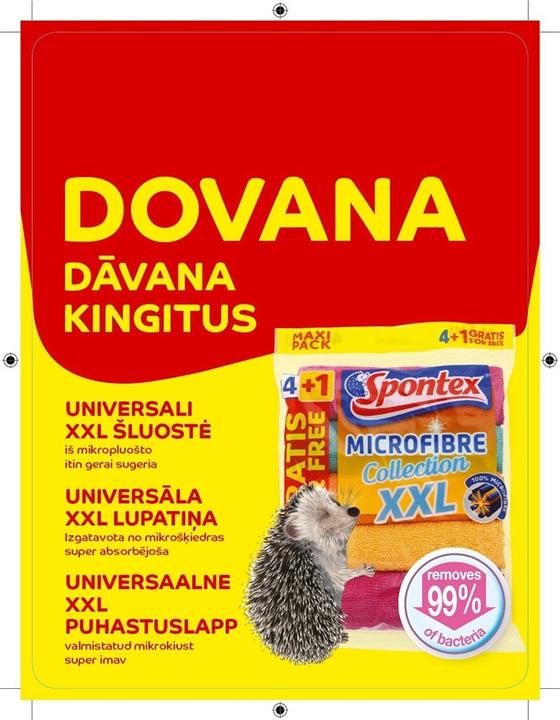 Actual product image Spontex Set Floor Cleaning Spontexw/Gift Cloth