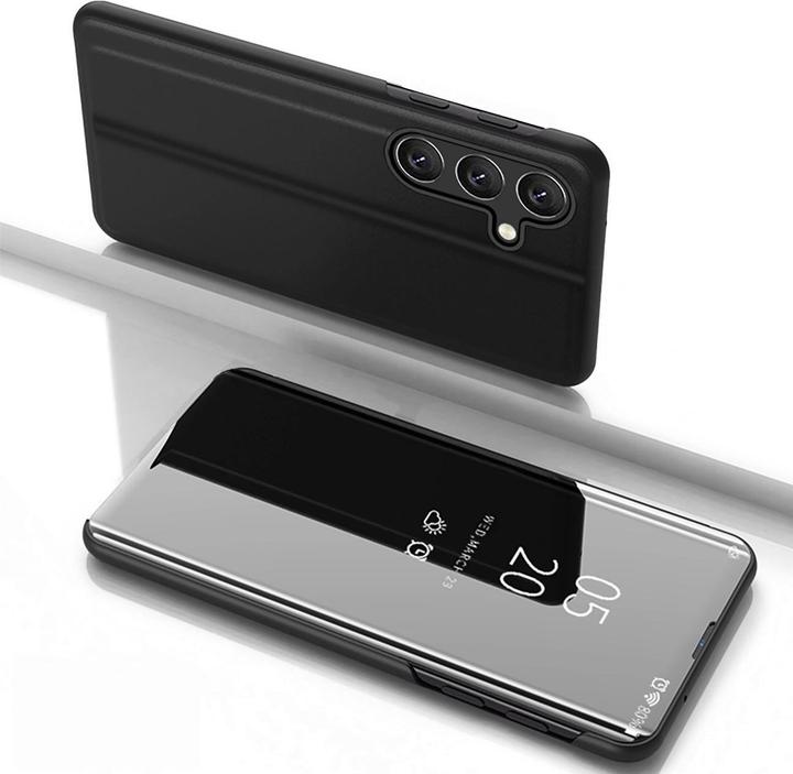 Produktbild Hurtel Clear View Case Hülle für Samsung Galaxy S25 Hülle mit Klappe - Schwarz (Samsung Galaxy S25)