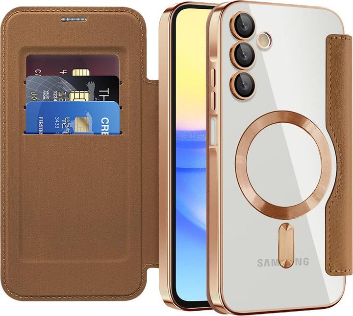 Image du produit Techsuit - SmartMag Book Case - Samsung Galaxy A15 4G / A15 5G - Brown (Samsung Galaxy A15 5G)