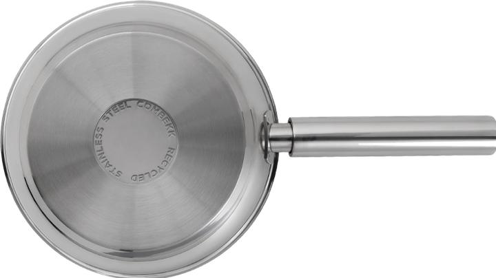 Immagine prodotto Combekk Koekenpan Y - pannello per rosticceria - 20cm - gerecycled - inductiegeschikt (20 cm, Padella per friggere, Acciaio inossidabile)