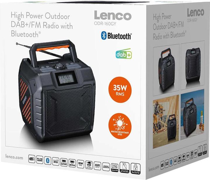 Produktbild Lenco ODR-160GY (DAB+, FM, PLL, Bluetooth)