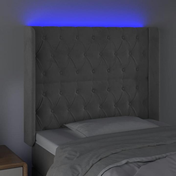 Actual product image vidaXL LED Kopfteil (103 x 16 x 128 cm)