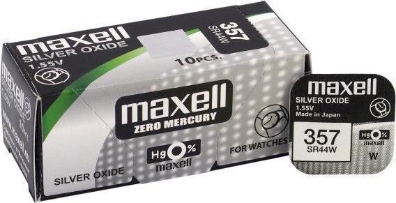 Actual product image Maxell Button cell (10 pcs., SR44, 165 mAh)