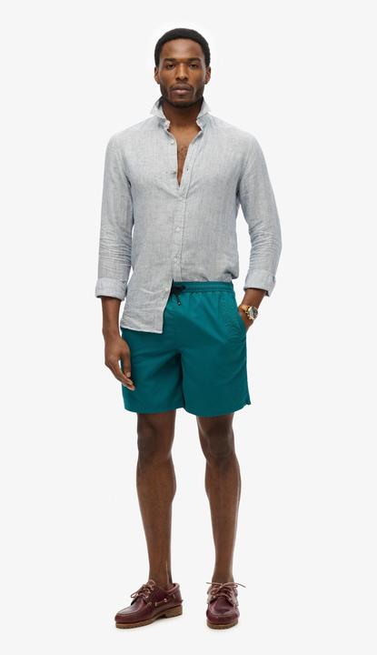 Actual product image Superdry 17" Premium Badeshorts mit Stickerei (S)