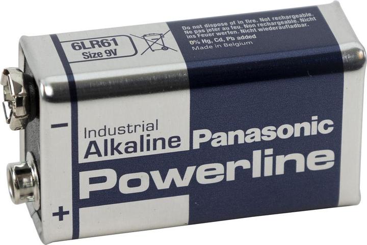 Actual product image Panasonic Powerline Industrial Alkaline (10 pcs., 9V Block)