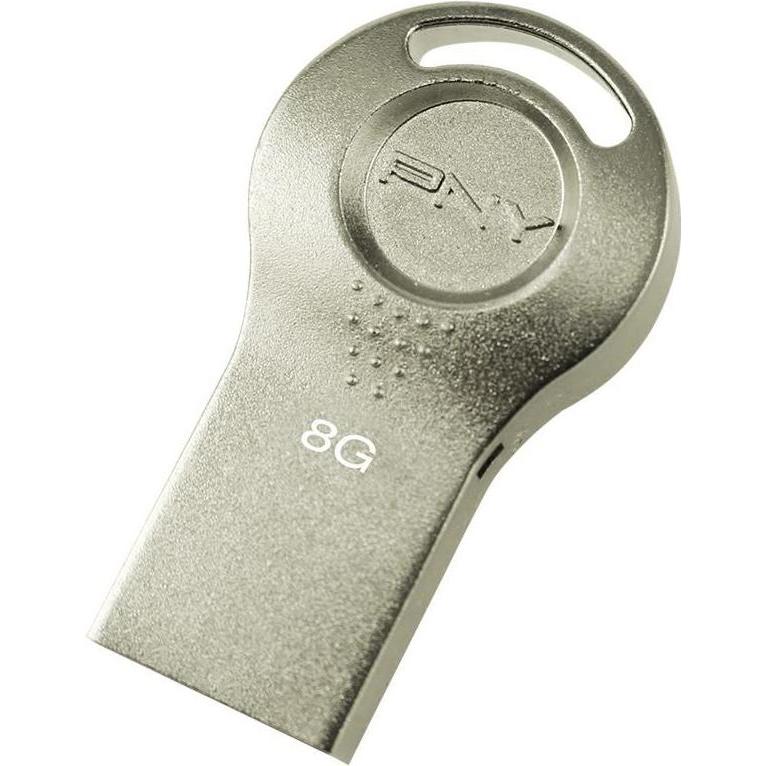 PNY ATTACHE I USB2.0 8GB (8 GB, USB-A, USB 2.0), USB Stick, Gold