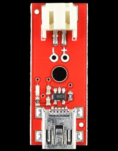 Image du produit SparkFun Chargeur LiPo Basic Mini-USB (Boîtier de batterie)